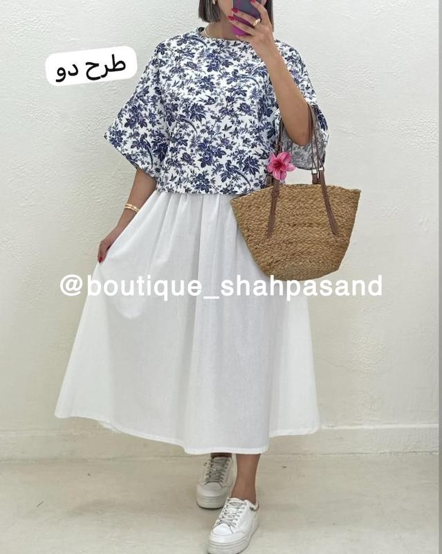 شومیز دامن کد ۱۲۸۹
