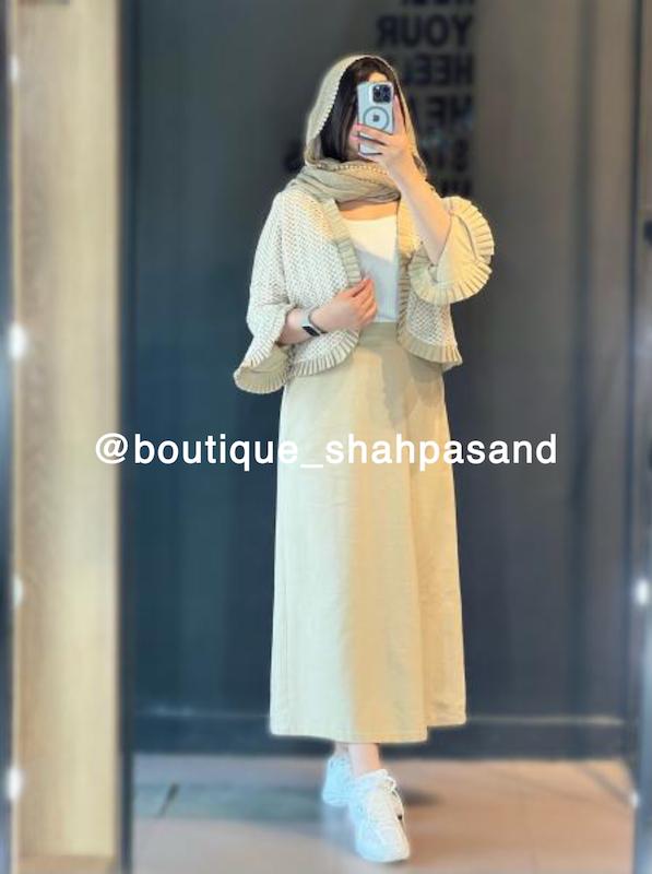کت دامن استین شیپوری کد ۱۲۹۴