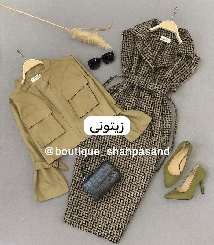 ست کت سارافن کمربند کد ۱۳۳۱