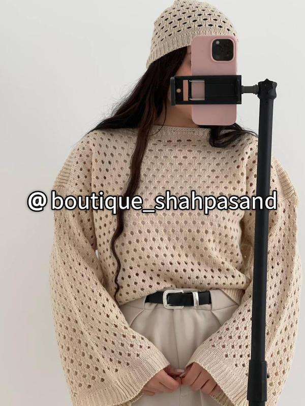 بافت قلاب بافی+کلاه کد ۱۴۰۴