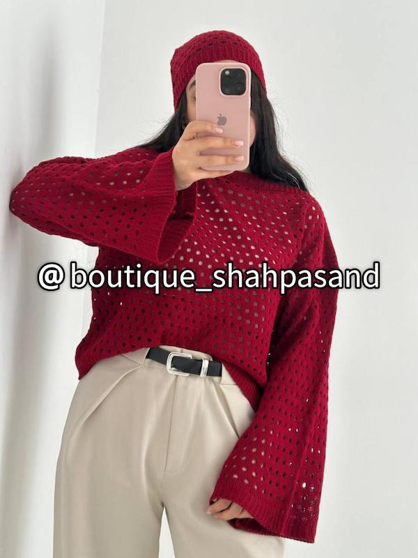 بافت قلاب بافی+کلاه کد ۱۴۰۴