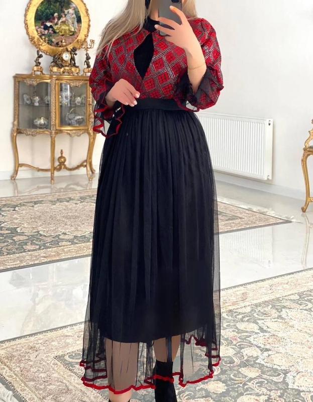 کت دامن یلدایی کد ۱۵۱۰