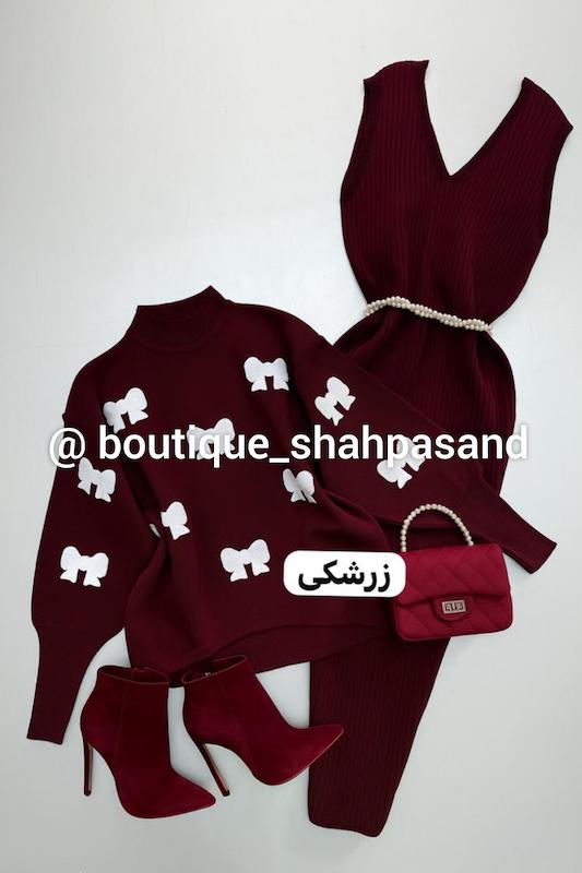 سارافن رویه بافت پاپیونی کد ۱۵۱۵