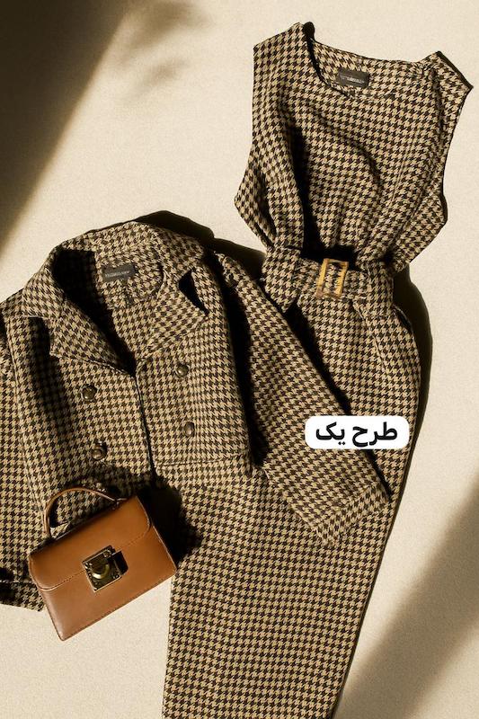 ست کت سارافن شنل کد ۱۴۱۳