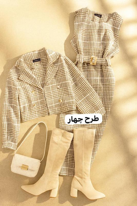 ست کت سارافن شنل کد ۱۴۱۳