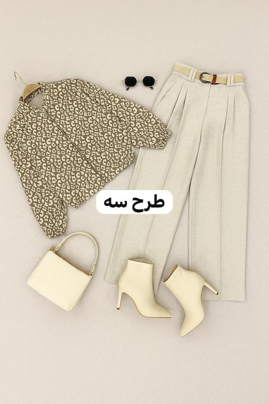 بامبر کتان پلنگی کد ۱۵۲۱