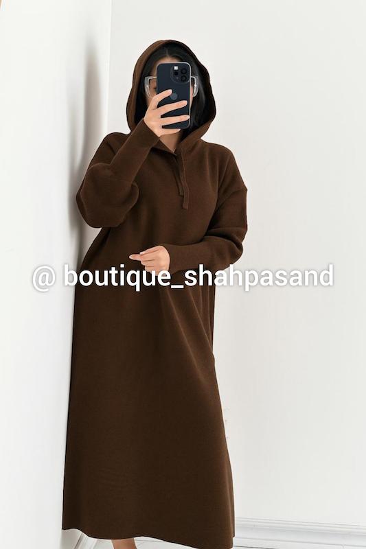 هودی بافت کلاهدار بلند کد ۱۵۱۸