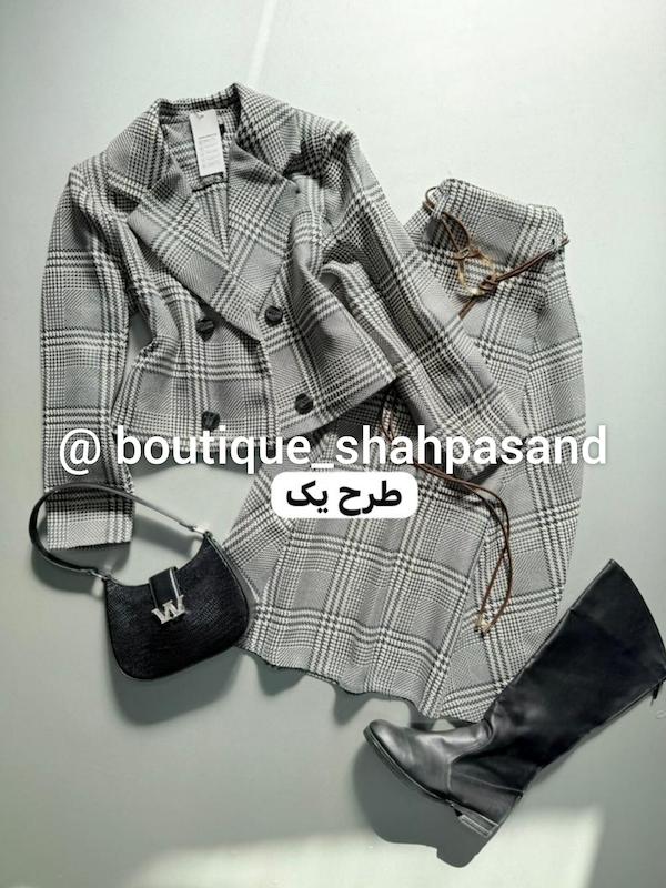 کت دامن پشمی کد ۱۵۴۱