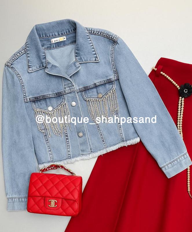 کت جین نگینی کد ۱۵۴۶