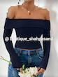 بلوز یقه قایقی ۱۵۵۶