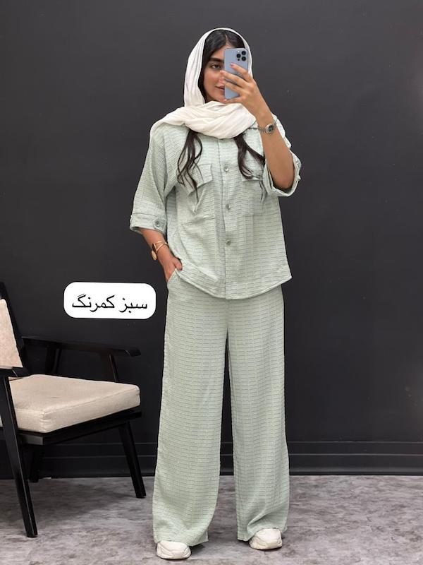 ست بلوز شلوار استین سه رب کد ۲۵۰