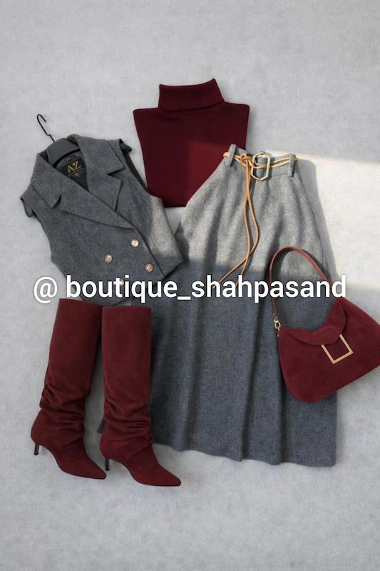 ست ژیله دامن روناک کد ۱۶۰۴