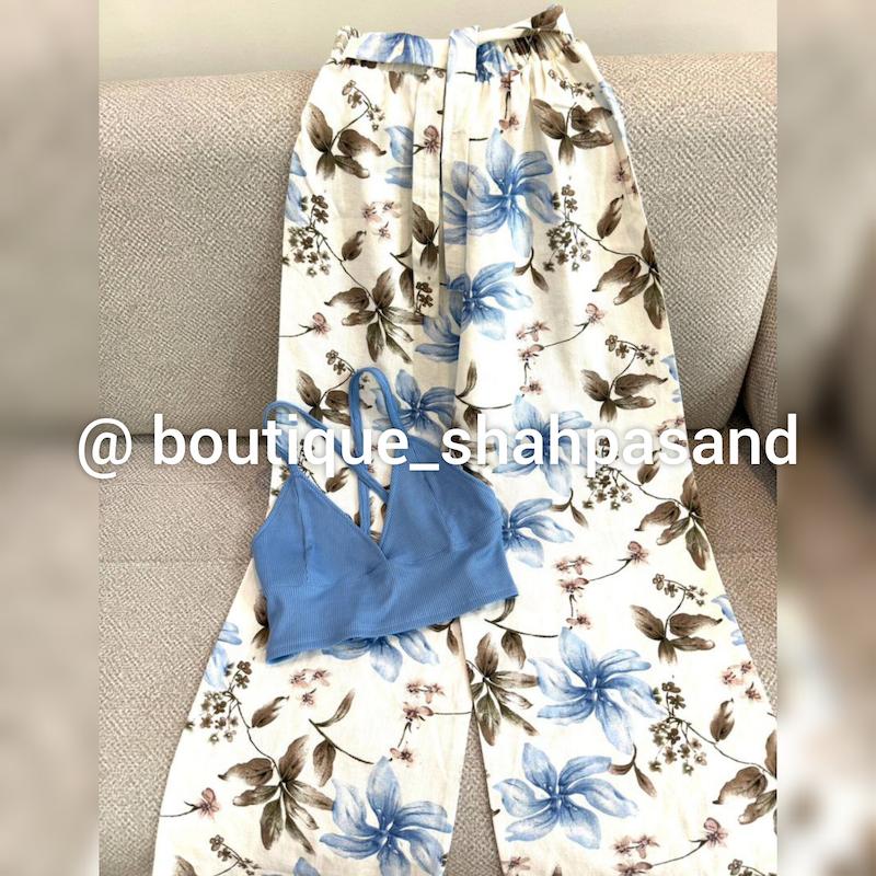 ست کراپ شلوار کد ۱۶۶۰