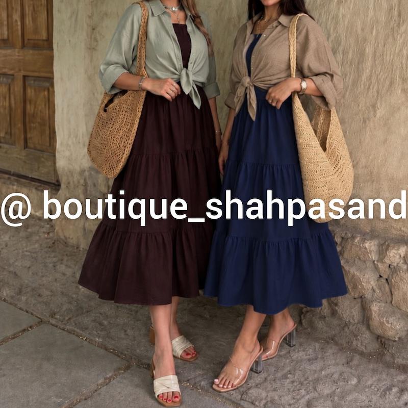 سارافن شومیز چیندار کد ۱۷۵۸