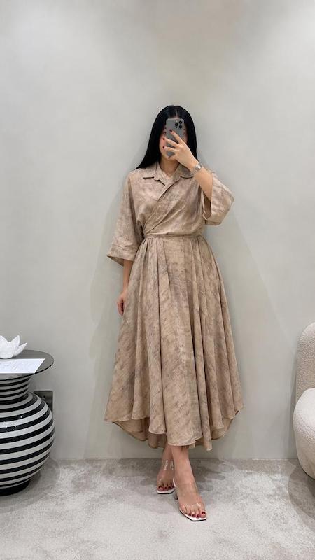 شومیزه گره ای و سارافن کد ۱۷۹۸