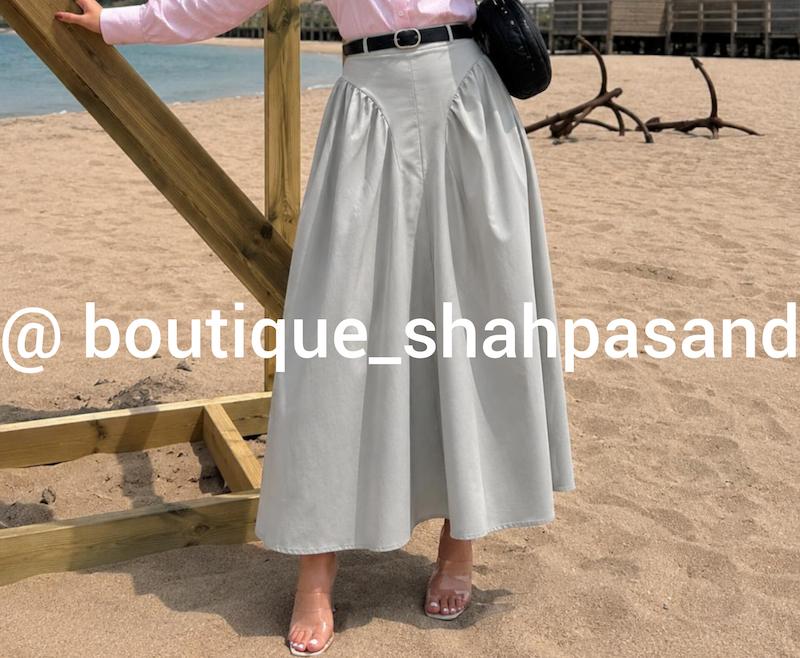 دامن پرنسسی و کمربند کد ۱۸۰۱