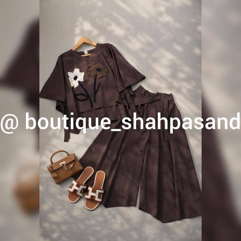 ست شومیز شلوار گُل کد ۱۸۰۸