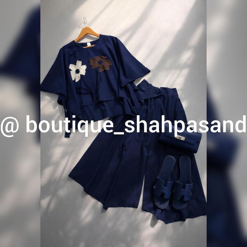 ست شومیز شلوار گُل کد ۱۸۰۸