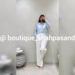 شومیز پری شیشه ای طرحدار کد ۱۸۱۳