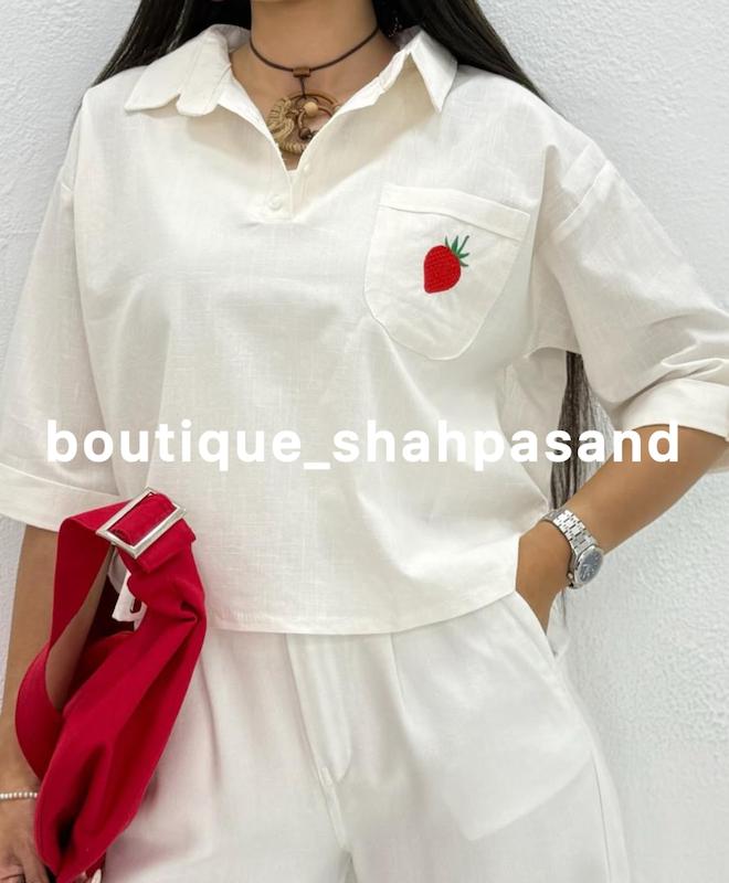 شومیز توت فرنگی کد ۱۸۱۷
