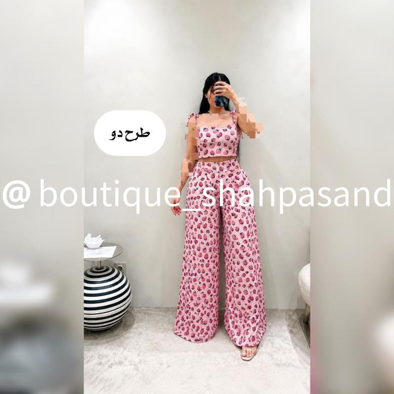 ست تاپ شلوار فول بگ کد ۱۷۹۴