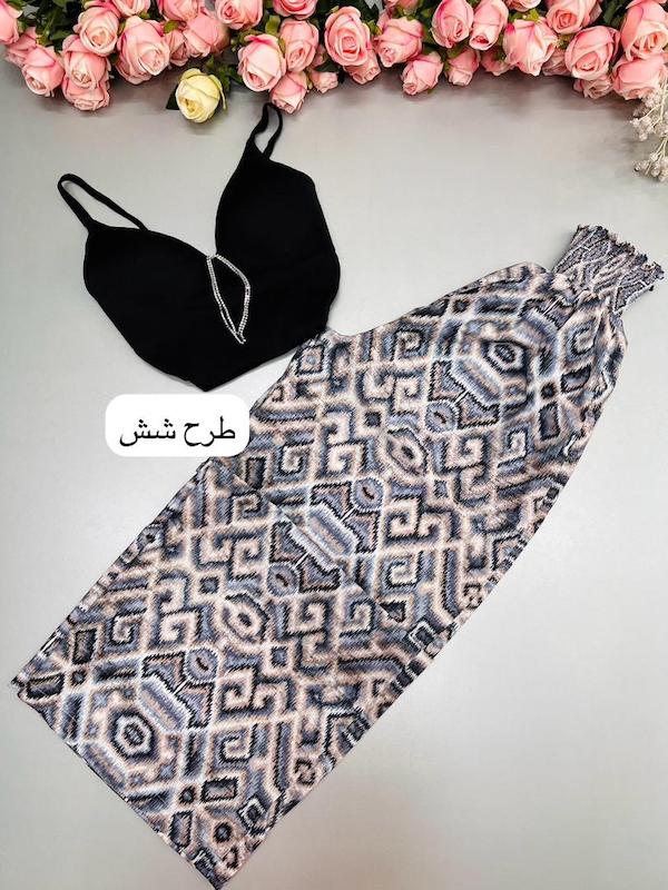 شلوار بگ‌ طرحدار کد ۳۰۲