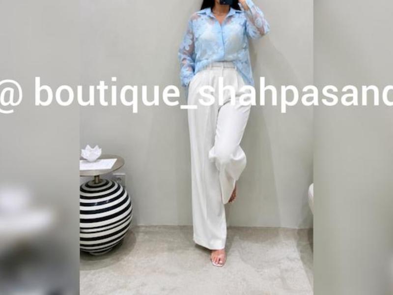 شومیز پری شیشه ای طرحدار کد ۱۸۱۳