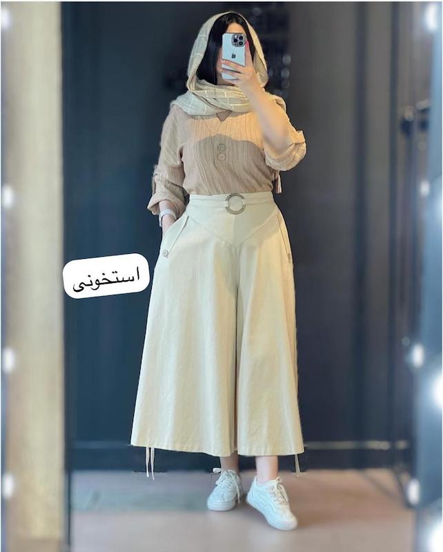 دامن شلواری کد ۲۹۶ 