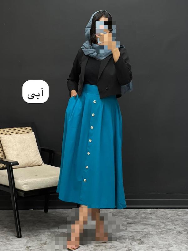 دامن جلو دکمه کد ۳۳۴