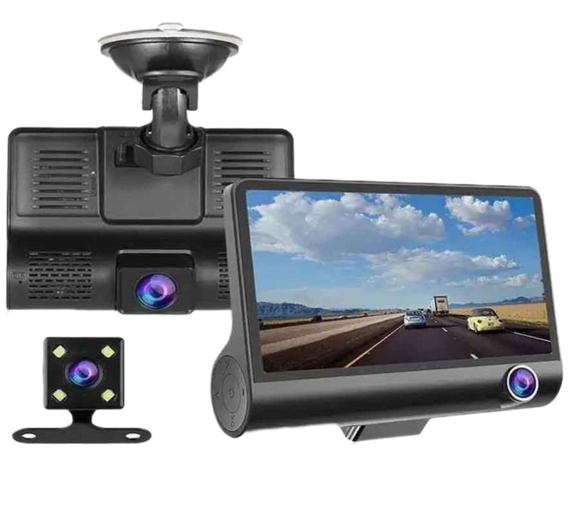 دوربین ثبت وقایع مانیتور دار سه لنز