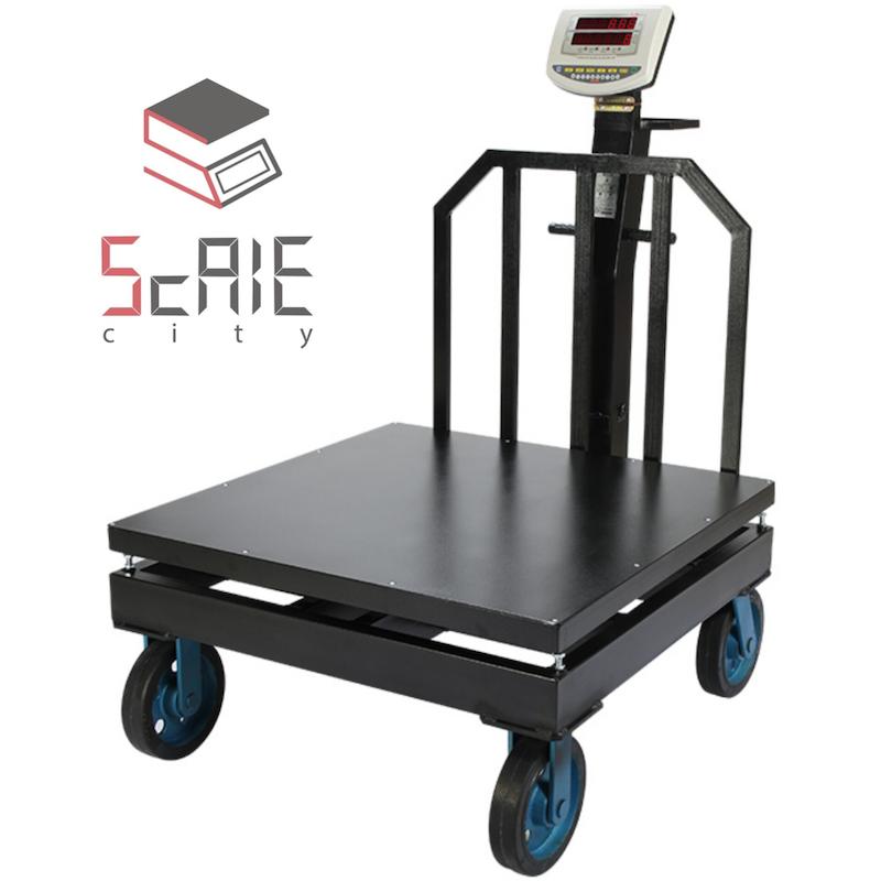 باسکول محک۱۰۰۰کیلویی مدل ۱۳۰۰۰mdsسینی ۱۲۰*۱۲۰چرخدار