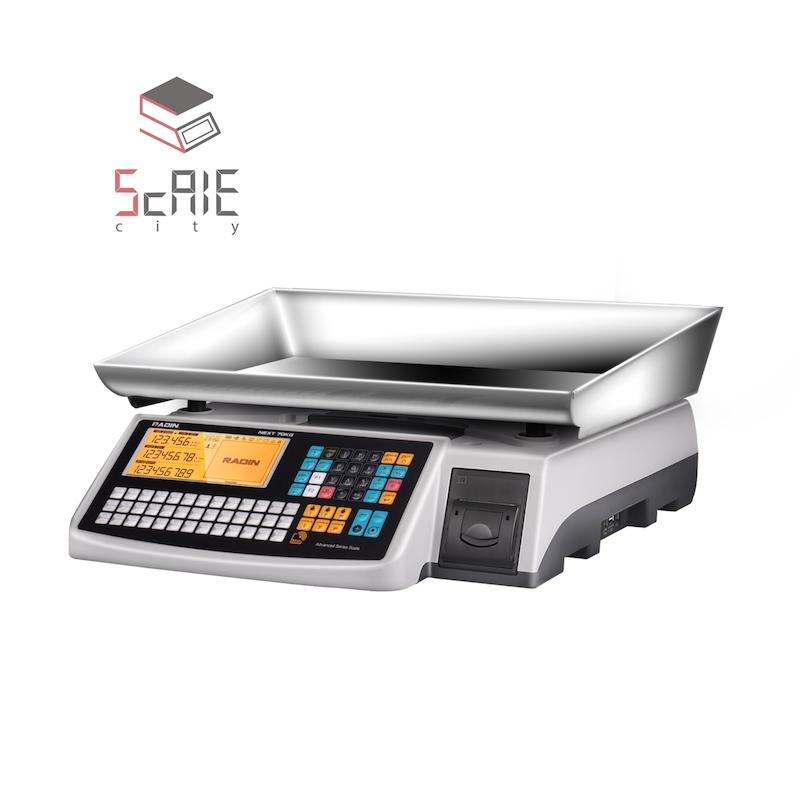 ترازو رادین 70کیلوگرم next b gprs(پرینتردار)