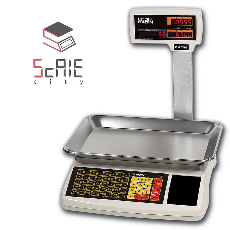 ترازوی قطعه شمار رادین ۴۰ کیلوگرم مدل ۵۶۰۰