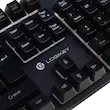 کیبورد گیمینگ لاجی کی مدل K210B ، نورپردازی RGB