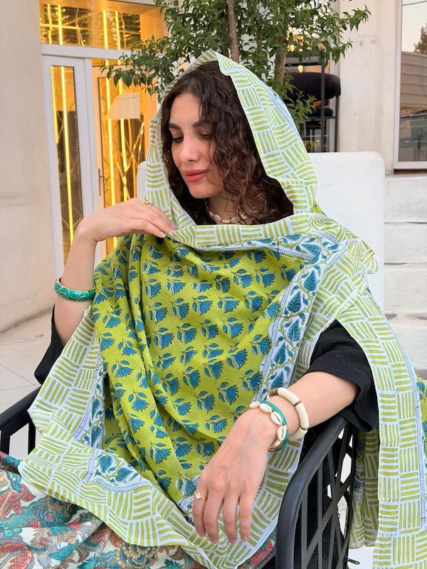 شال هندی نخی 114