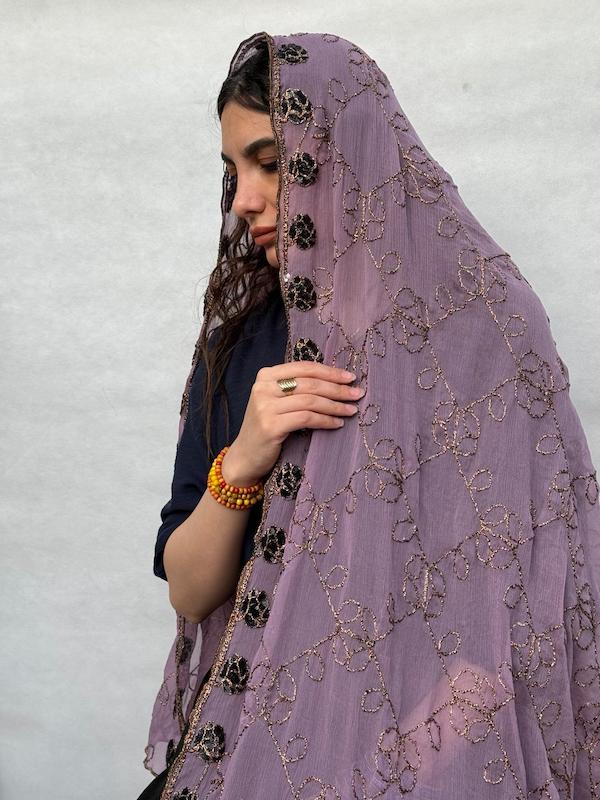 شال هندی گلرخ