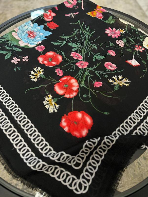 روسری سیااسکارف نخی