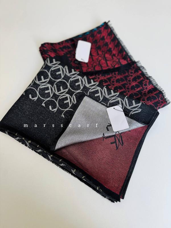 شال کشمیر هفت رنگ لمه