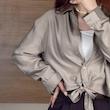 شومیز لینن کریستال گره ای