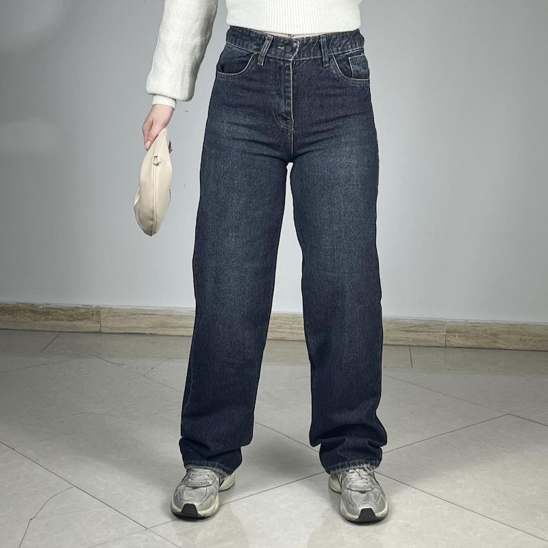 شلوار جین نیم بگ -2148