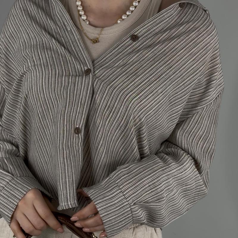 شومیز لینن ملانژ-61528