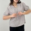 شومیز لینن ملانژ عروسکی  -61523