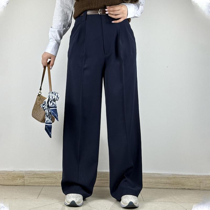 شلوار اولدمانی سرمه ای