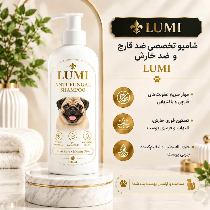 شامپو ضد قارچ حیوانات خانگی 