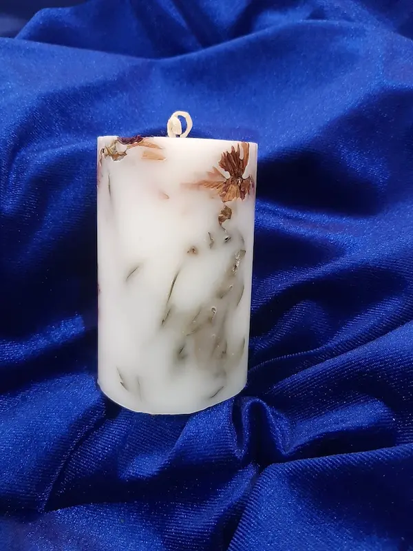 شمع گل طبیعی