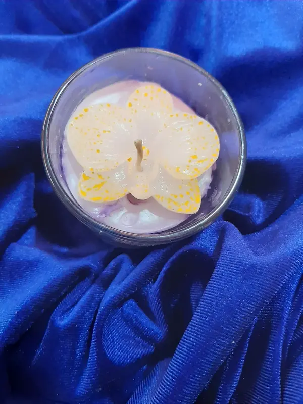 شمع آبرنگی ارکیده