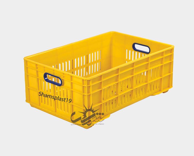 جعبه صنعتی کد 420 و سبد پلاستیکی لبنیات