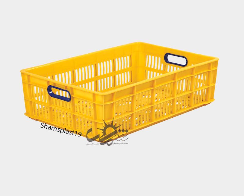 جعبه پلاستیکی صنعتی کد 590 حمل محصولات لبنی