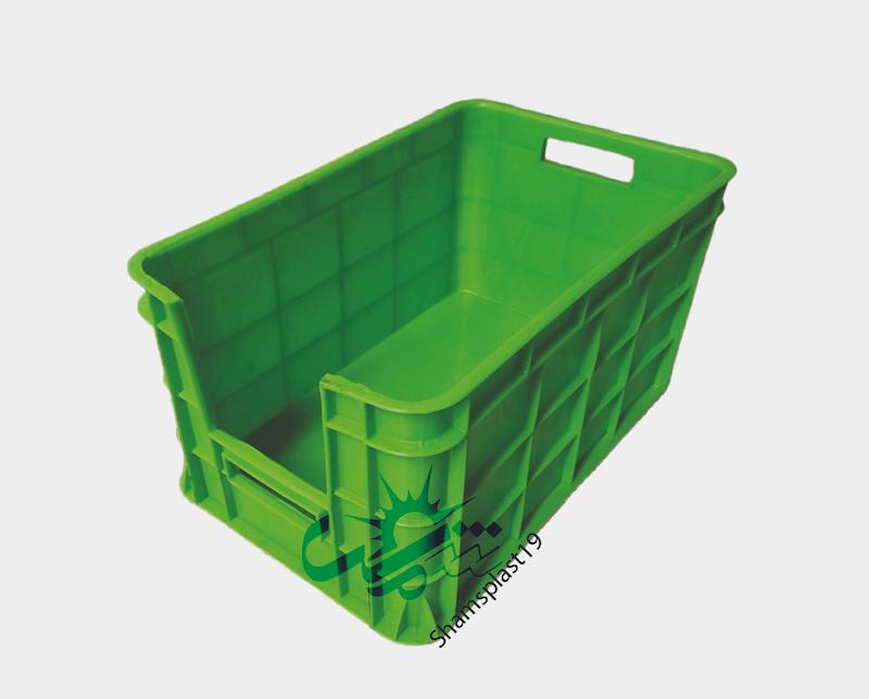 جعبه پلاستیکی صنعتی جلوباز کد 620