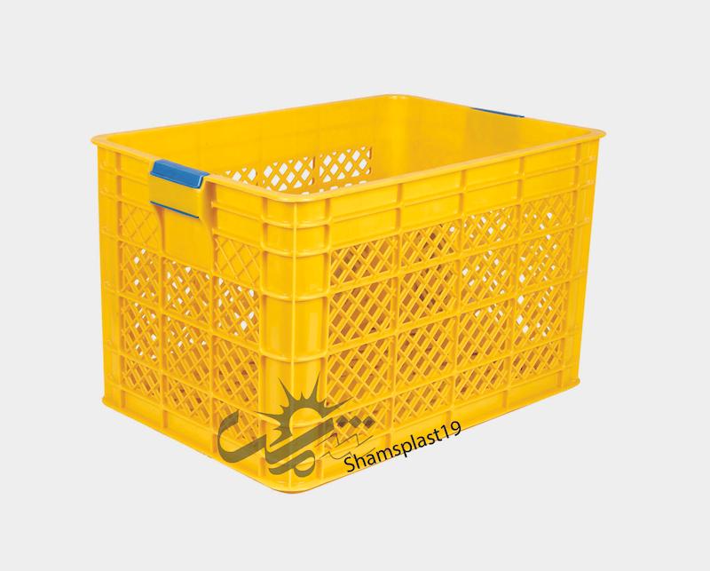 جعبه صنعتی پلاستیکی کد750 حمل محصولات لبنی